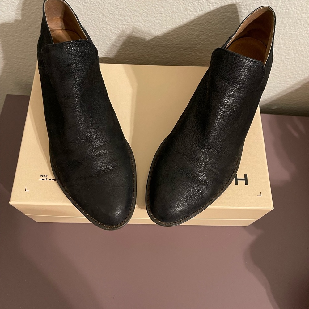 Lucky Brand Leather Ankle Boots